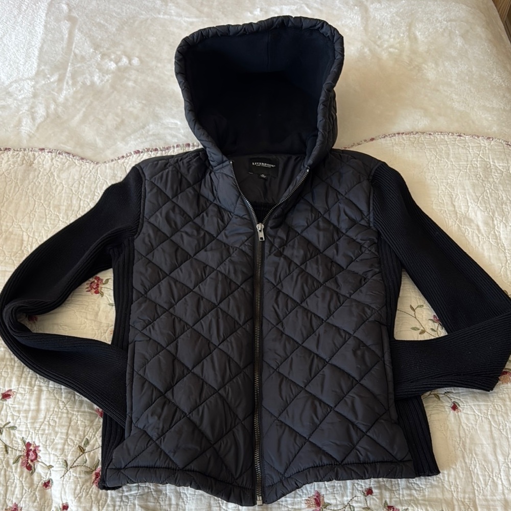 Women's Black Liverpool Quilted Jacket